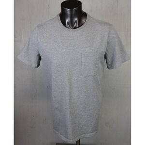 Taylor Stitch Shirt Mens Size 44 Gray Pocket Crewneck Tee Cotton Blend Gray